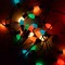 25Ft Multicolor Christmas Lights C7 Vintage Christmas String Lights with 27 Multicolor Ceramic Bulbs
